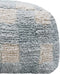 Lorena Canals Wasbare poef - Vichy Blue Sage - 20x40x40cm