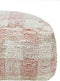 Lorena Canals Wasbare poef - Vichy Rose - 20x40x40cm