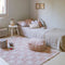 Lorena Canals Wasbare poef - Vichy Rose - 20x40x40cm