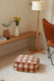 Lorena Canals Wasbare poef - Vichy Toffee - 20x40x40cm