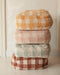Lorena Canals Wasbare poef - Vichy Toffee - 20x40x40cm