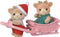 Sylvanian Families 5692 Families rendier- 4 fluweelzachte speelfiguren- arreslee