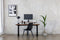 Oakywood Desk Shelf - Massief Walnoot / Zwart - Echt Hout Dual Monitor Standaard Beeldschermverhoger Clean Desk Ergonomisch Stijlvol