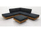LOS ANGELES LOUNGE CORNER PIECE 984 - STEEL BLACK
