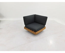 LOS ANGELES LOUNGE CORNER PIECE 984 - STEEL BLACK
