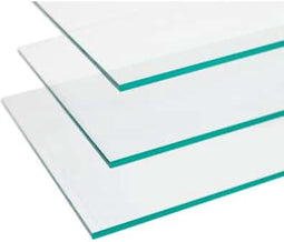Los extra legbord voor de ABC vitrinekasten in Zwart 60cm 40cm