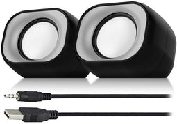 Eminent EM3513 - Stereo Speaker 2.0 - 6 Watt - Zwart