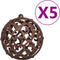 vidaXL - Kunstkerstboom - met - verlichting - en - kerstballen - 180 - cm - PET - goud