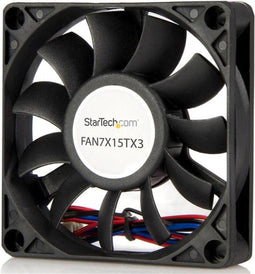 StarTech.com FAN7X15TX3 - Case Fan - 70mm met TX3 Connector en Kogellagers - Zwart
