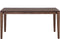 LOTTIE - Eettafel - Donkere houtkleur - 90 x 160 cm - MDF