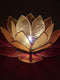 Lotus sfeerlicht 3-kleurig goudrand - 13.5 cm - S