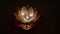Lotus sfeerlicht 3-kleurig goudrand - 13.5 cm - S