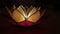 Lotus sfeerlicht 3-kleurig goudrand - 13.5 cm - S