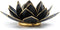 Lotus sfeerlicht zwart