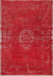 Louis de Poortere Fading World Collection 9147 Cherry Vloerkleed - 80x150 - Rechthoek - Laagpolig,Vintage Tapijt - Modern - Rood