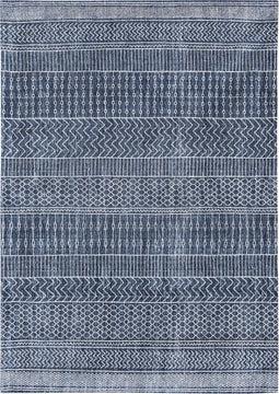Louis de Poortere - Khayma Agadir Vloerkleed 230x330 - Blauw