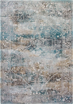 Louis de Poortere - Louis De Poortere 9129 Antiquarian Heriz Blue Vloerkleed - 200x280 cm - Rechthoekig - Tapijt - -
