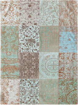 Louis de Poortere - Vintage Vloerkleed 140x200 - Bruin