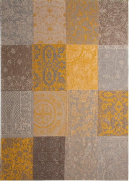 Louis de Poortere - Vintage Vloerkleed 80x150 - Geel