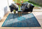 Louis de Poortere Vloerkleed Fading world - Blauw