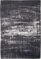 Louis de Poortere Vloerkleed - Griff - White on Black 8655
