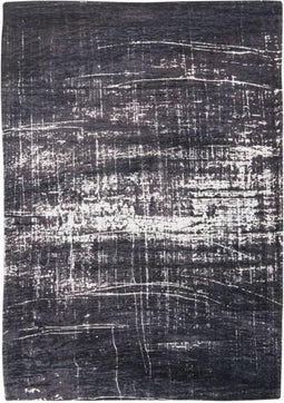 Louis de Poortere Vloerkleed - Griff - White on Black 8655