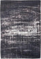 Louis de Poortere Vloerkleed - Griff - White on Black 8655