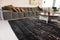 Louis de Poortere Vloerkleed - Griff - White on Black 8655