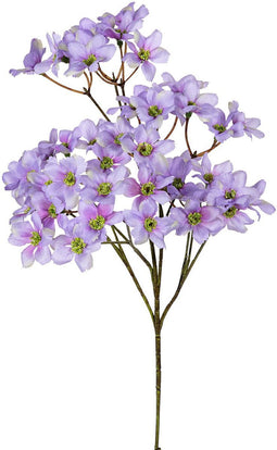 Louis maes - Dogwood mini l69cm lila kunstbloem Louis Maes