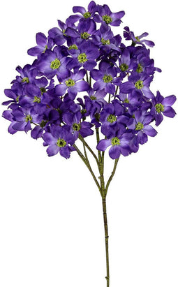 Louis maes - Dogwood mini l69cm paars kunstbloem Louis Maes