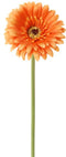 Louis maes - Gerbera l58 cm oranje zijde nepbloem