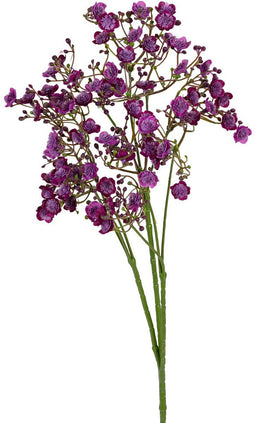 Louis maes - Gypsophila l70cm paars kunstbloem Louis Maes