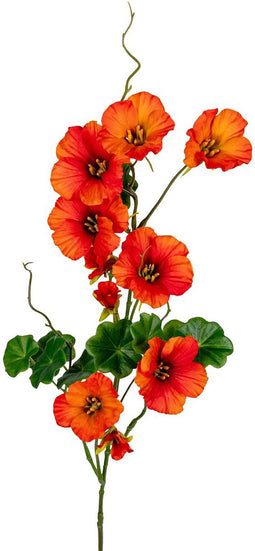 Louis maes - Nasturium l78cm oranje kunstbloem Louis Maes