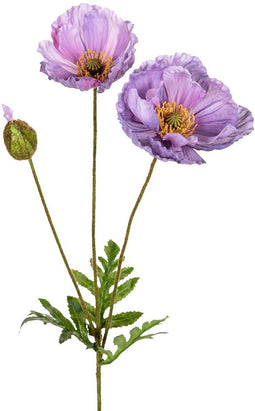 Louis maes - Papaver l76cm lila kunstbloem Louis Maes