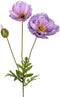 Louis maes - Papaver l76cm lila kunstbloem Louis Maes