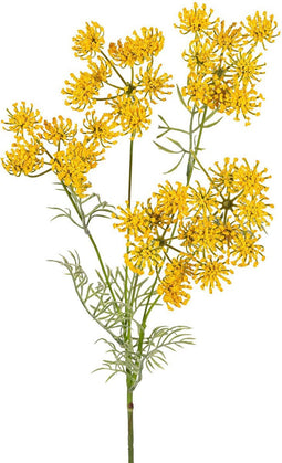 Louis maes - Wildwortel l80cm geel kunstbloem Louis Maes