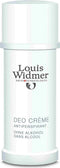 Louis Widmer Deo Crème Zonder Aluminiumzouten Ongeparfumeerd Deodorant crème 40 ml