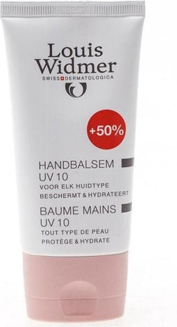 Louis Widmer Hand Balsem UV 10 Licht Geparfumeerd Handverzorging 50 ml