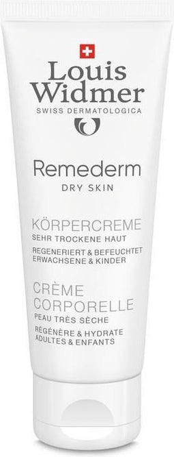 Louis Widmer Remederm Crème Fluide Ongeparfumeerd Bodycrème 75 ml