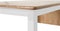 LOUISIANA - Eettafel - Wit - 75 x 120/160 cm - Rubberhout