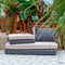 Lounge back 60x40 Dark grey eco nature outdoor finishing