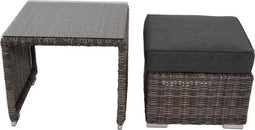 Lounge tafel met hocker Perugia