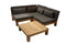 Lounge tuintafel Aruba - 80x80x30 - Naturel - teak