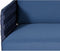 Loungebank Kolbe 2-zits - Navy blauw