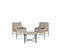 Loungeset Everardo 3-delig - Naturel