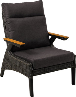 Loungestoel Florence Forte - zwart