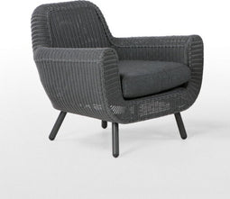 Loungestoel Jonah tuin - Donkergrijs - weersbestendig
