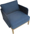 Loungestoel Kolbe - Navy blauw