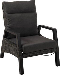 Loungestoel Treviso Forte - zwart