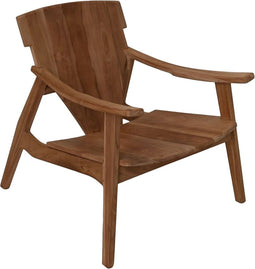 Loungestoel tuin Lana - 65x85x77 - naturel - teak